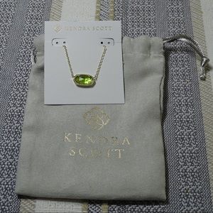 Kendra Scott Elisa Peridot Pendant Necklace